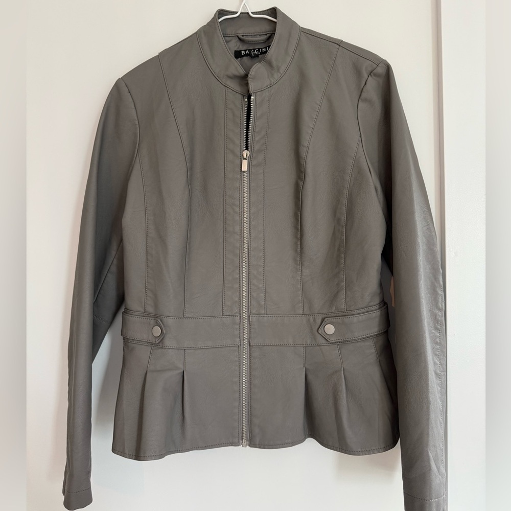 Baccini Faux Leather Jacket
